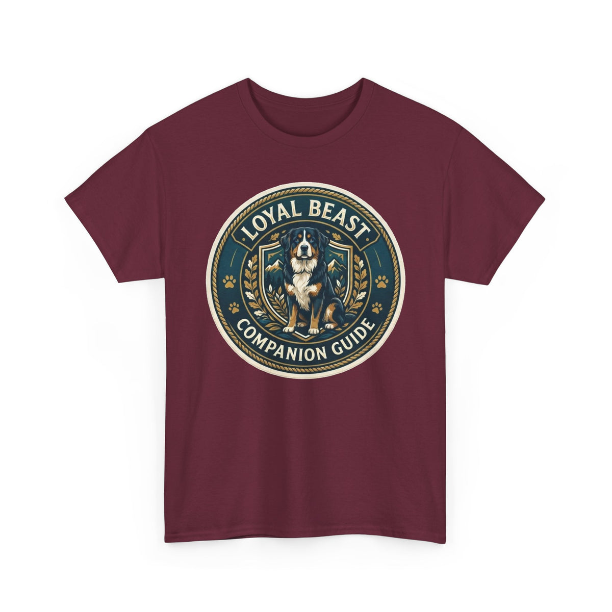 Loyal Beast Bernese Mountain Dog Unisex Heavy Cotton Tee