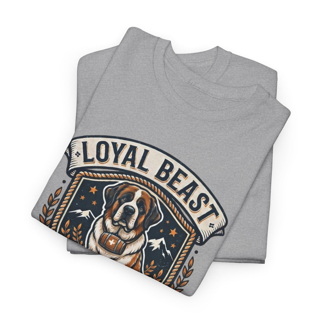 Loyal Beast Saint Bernard Unisex Heavy Cotton Tee