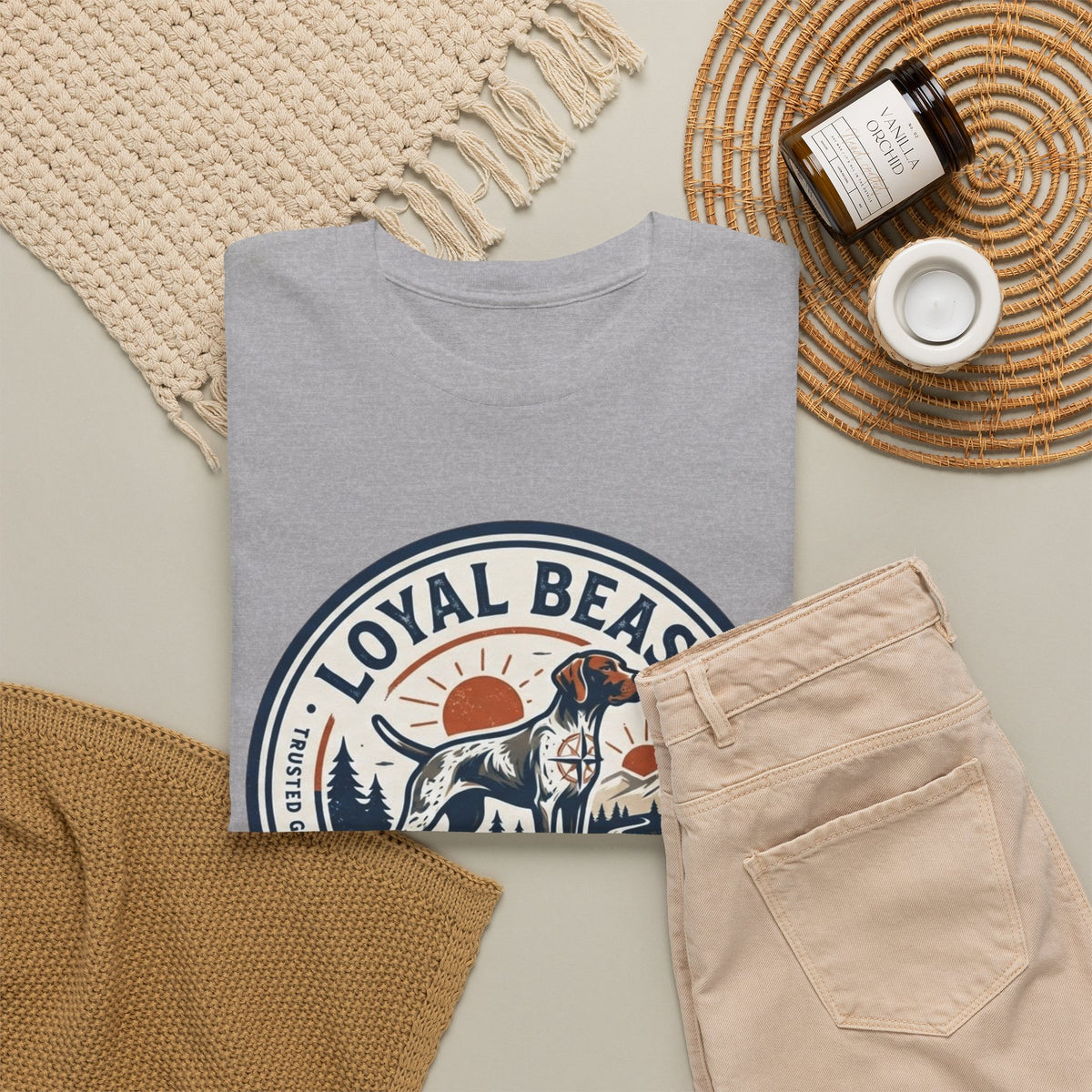 Loyal Beast Pointer Unisex Heavy Cotton Tee