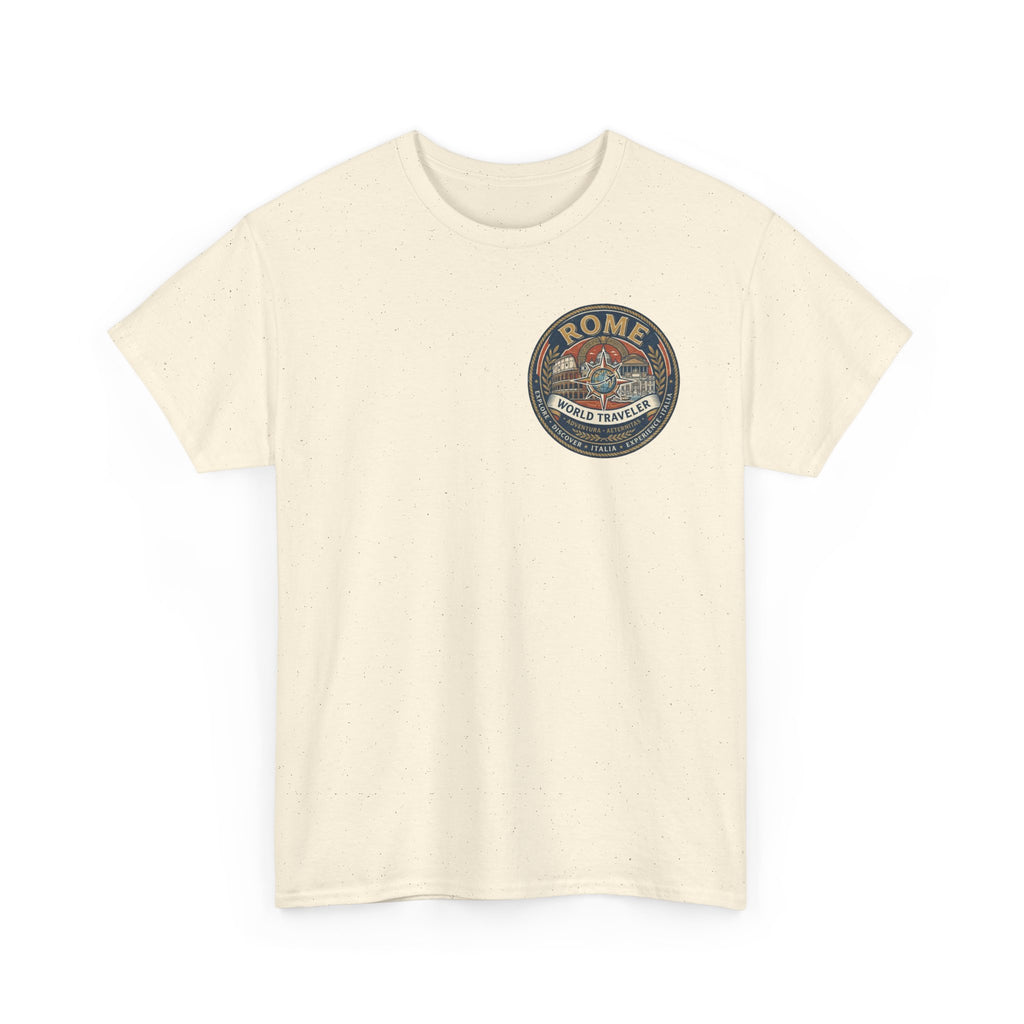 Rome, Italy World Traveler Unisex Heavy Cotton Tee