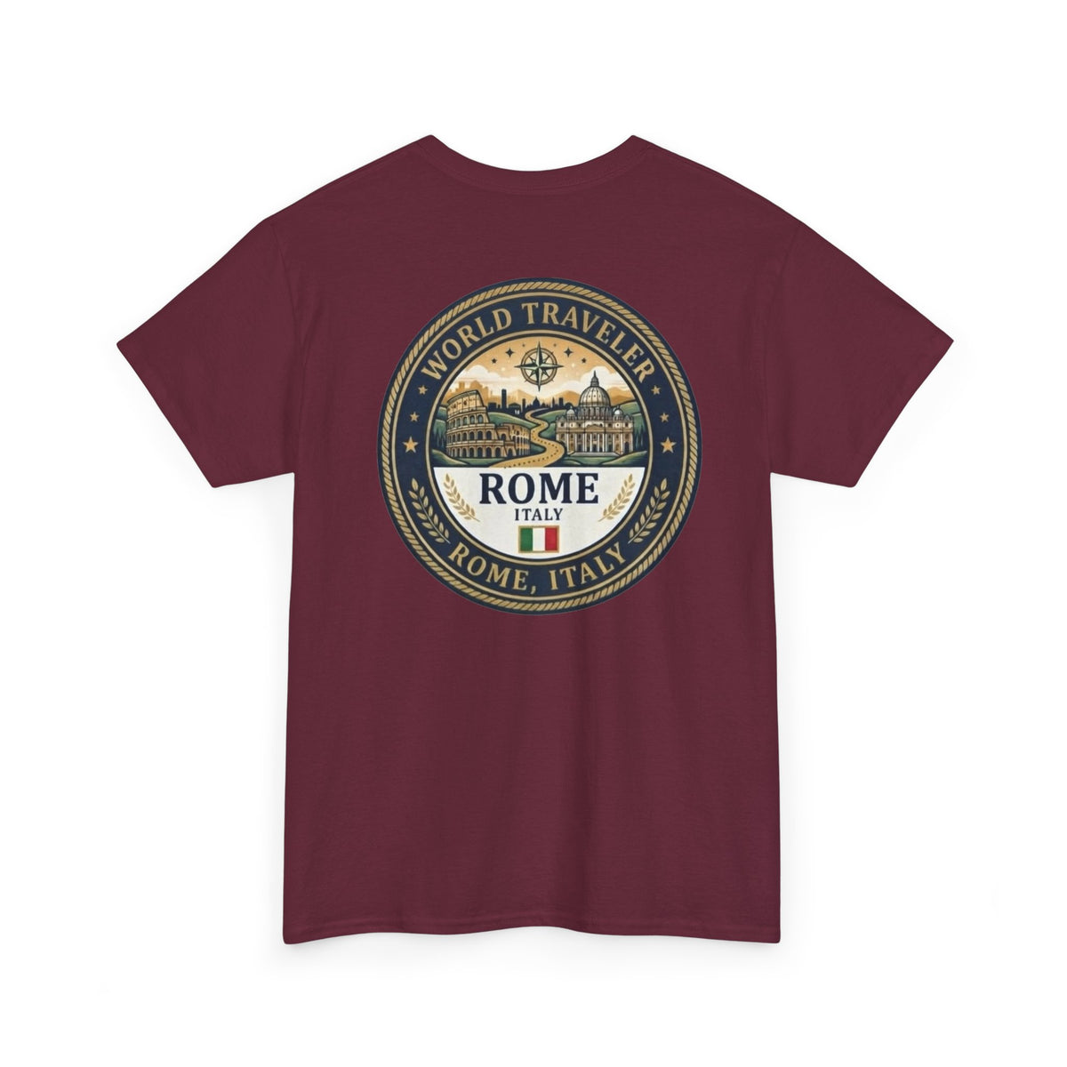 Rome World Traveler Unisex Heavy Cotton Tee