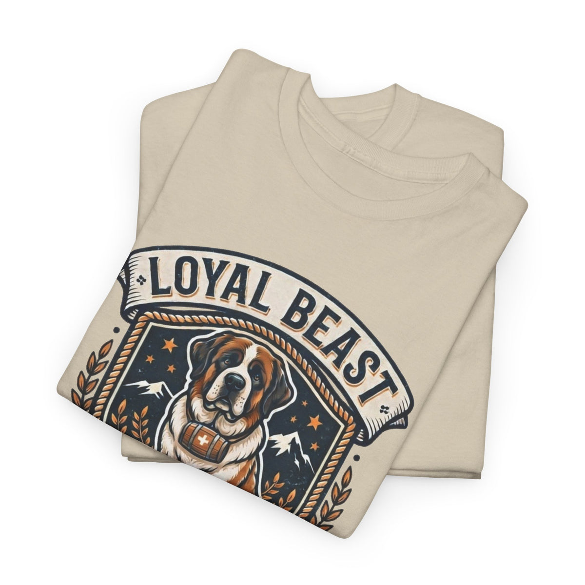 Loyal Beast Saint Bernard Unisex Heavy Cotton Tee
