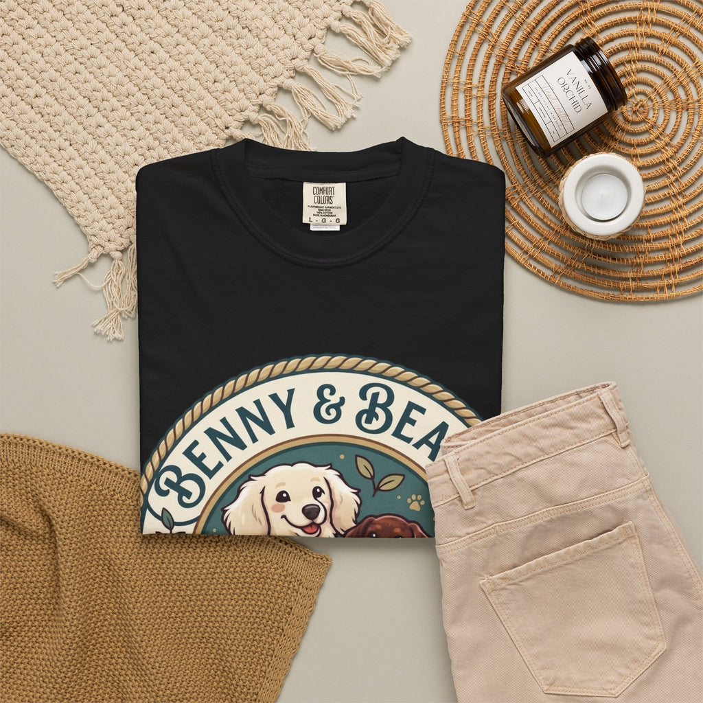 Benny & Beans Puppy Circle Graphic T-Shirt