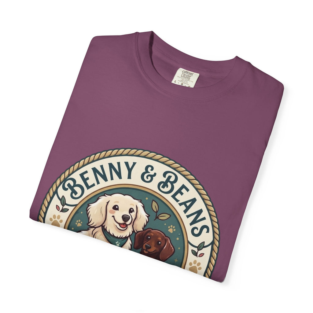 T-Shirt — Penny & Beans Vintage Dog Patch Graphic