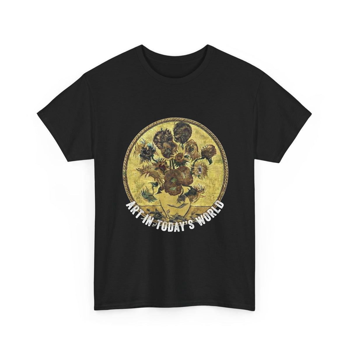 Art in Today’s World dying sunflowers T shirt