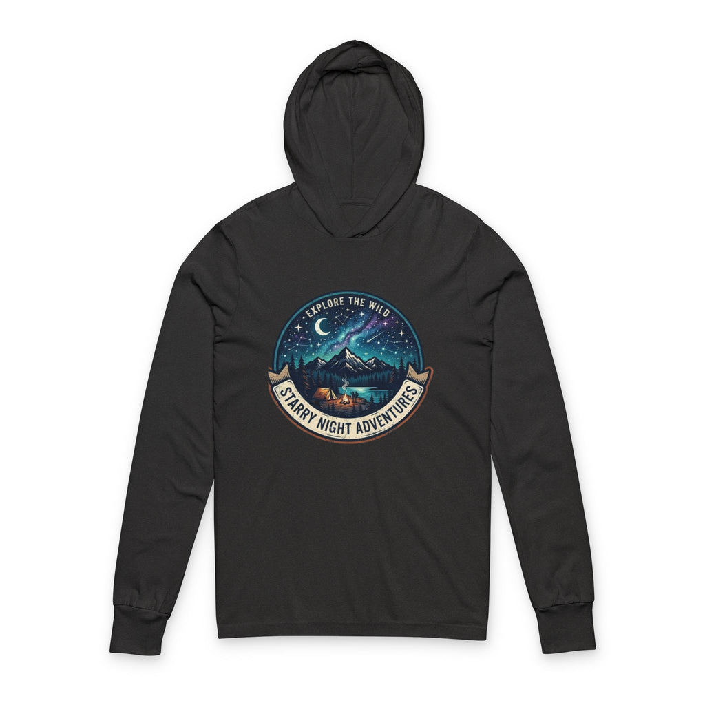 Starry Night Unisex Hooded Long Sleeve Tee