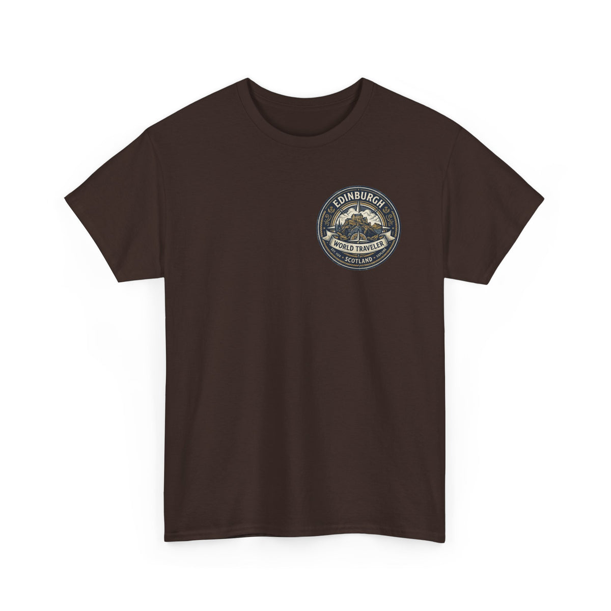 Edinburgh, Scotland World Traveler Unisex Heavy Cotton Tee