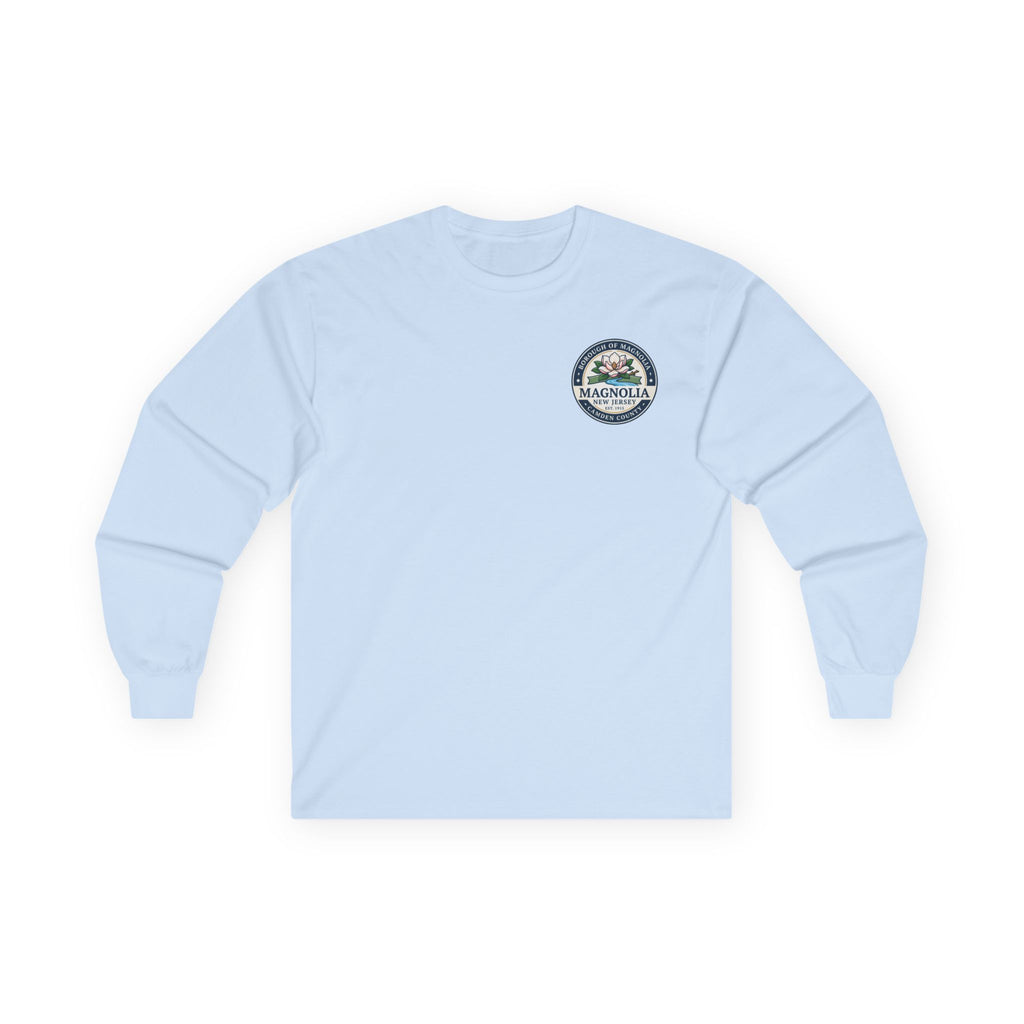 Magnolia, NJ Front and Back Logo Long Sleeve Tee Unisex Ultra Cotton