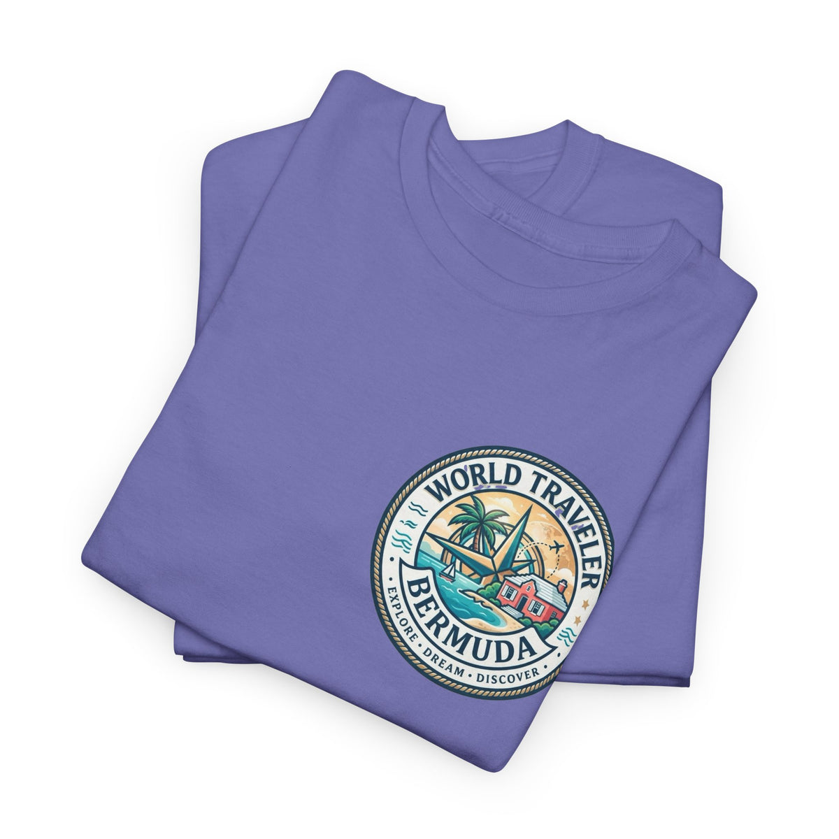 Bermuda World Traveler Unisex Heavy Cotton Tee