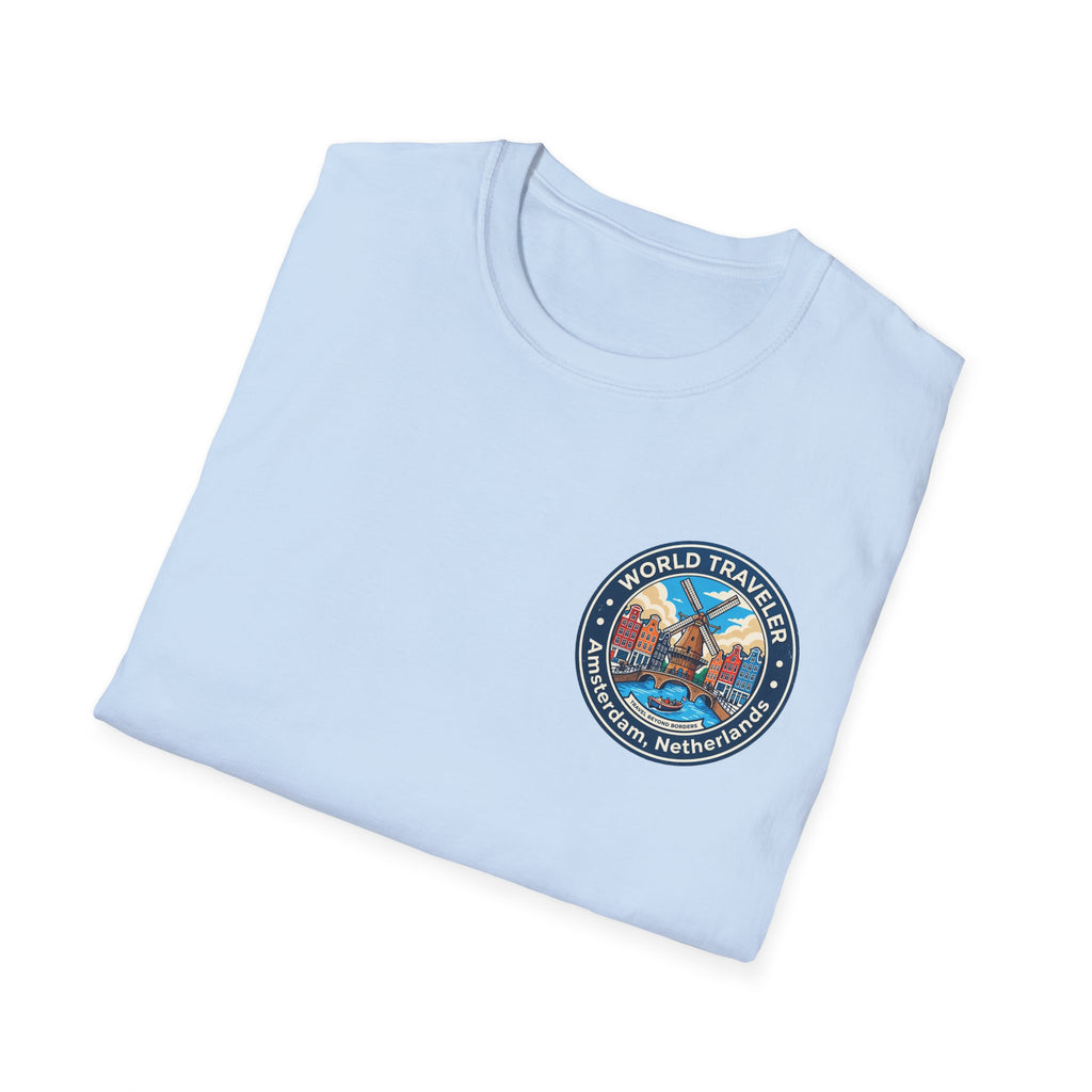 Amsterdam World Traveler Unisex Softstyle T-Shirt