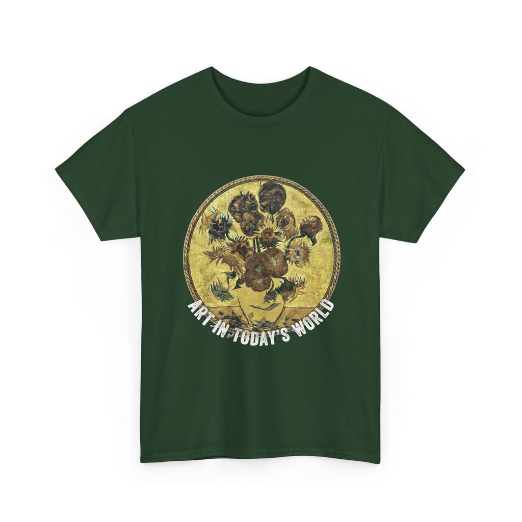 Art in Today’s World dying sunflowers T shirt