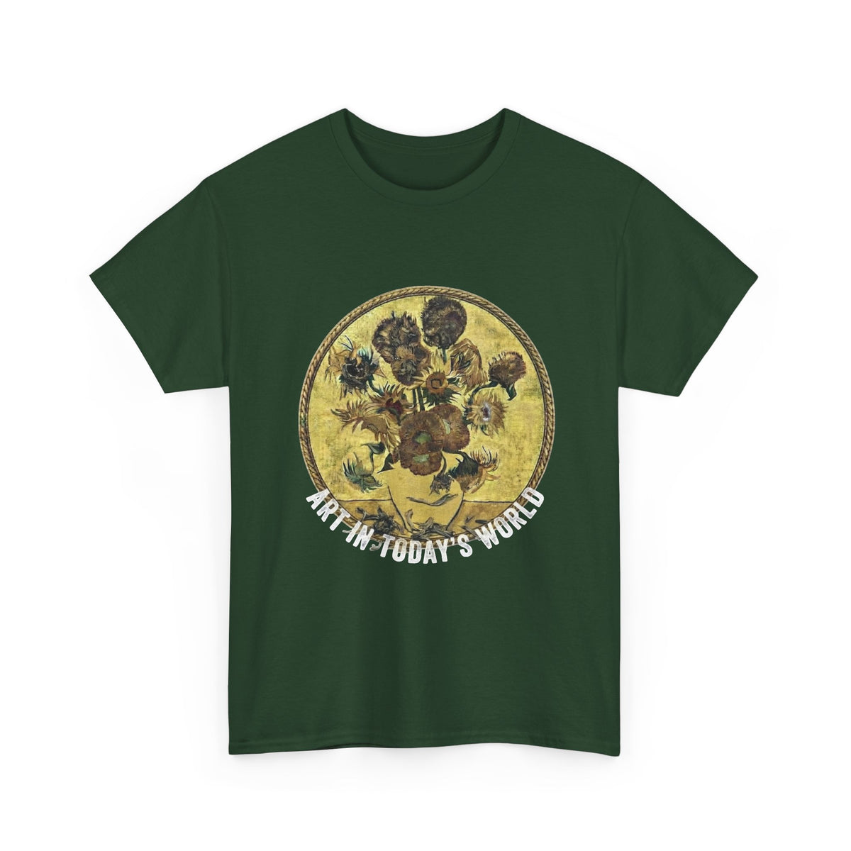 Art in Today’s World dying sunflowers T shirt