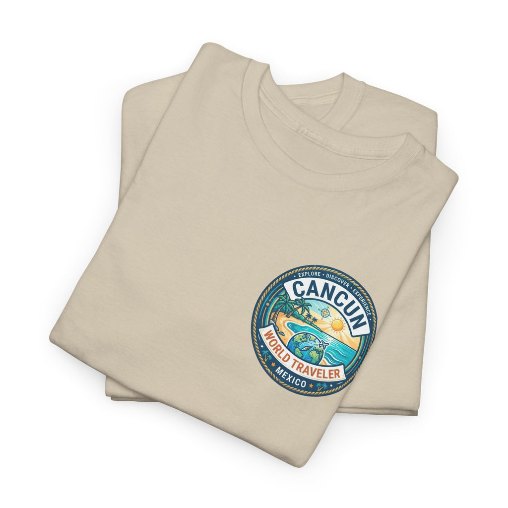 Cancun, Mexico World Traveler Unisex Heavy Cotton Tee