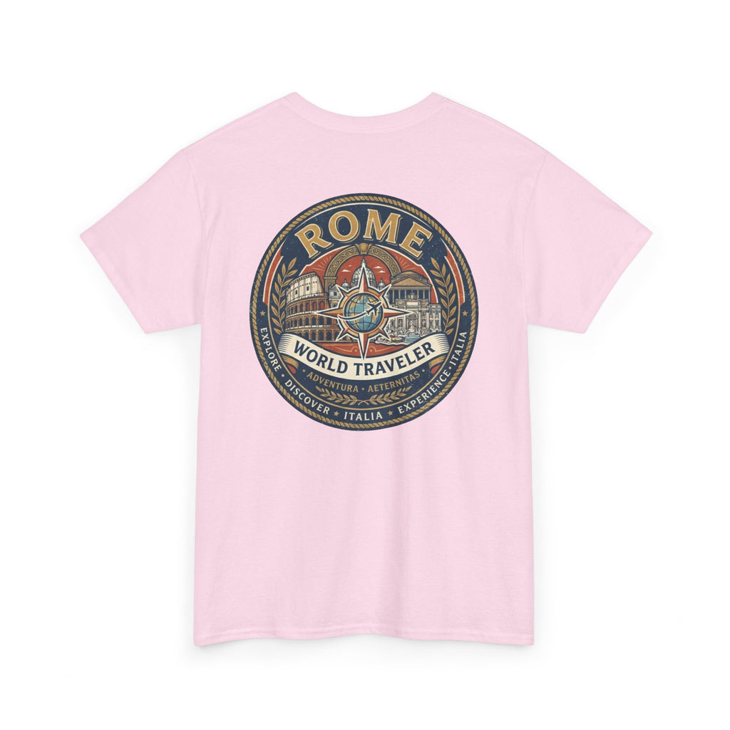 Rome, Italy World Traveler Unisex Heavy Cotton Tee