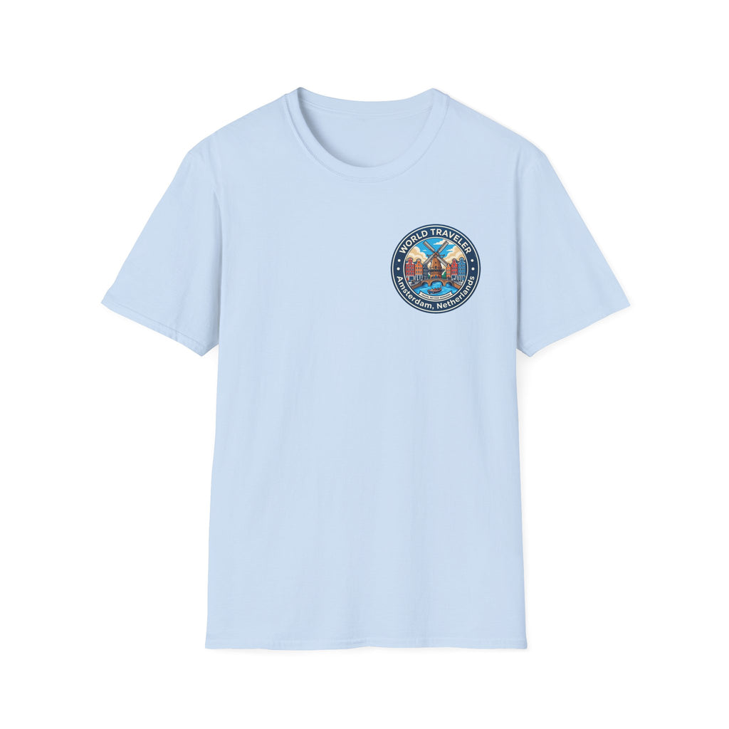 Amsterdam World Traveler Unisex Softstyle T-Shirt