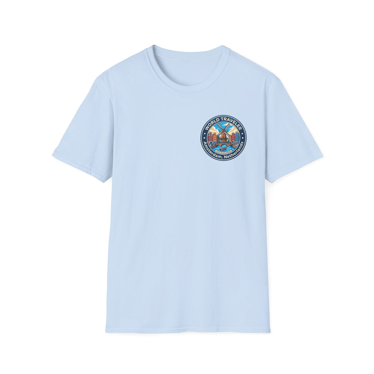 Amsterdam World Traveler Unisex Softstyle T-Shirt