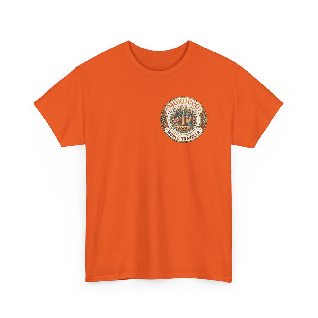Morocco World Traveler Unisex Heavy Cotton Tee