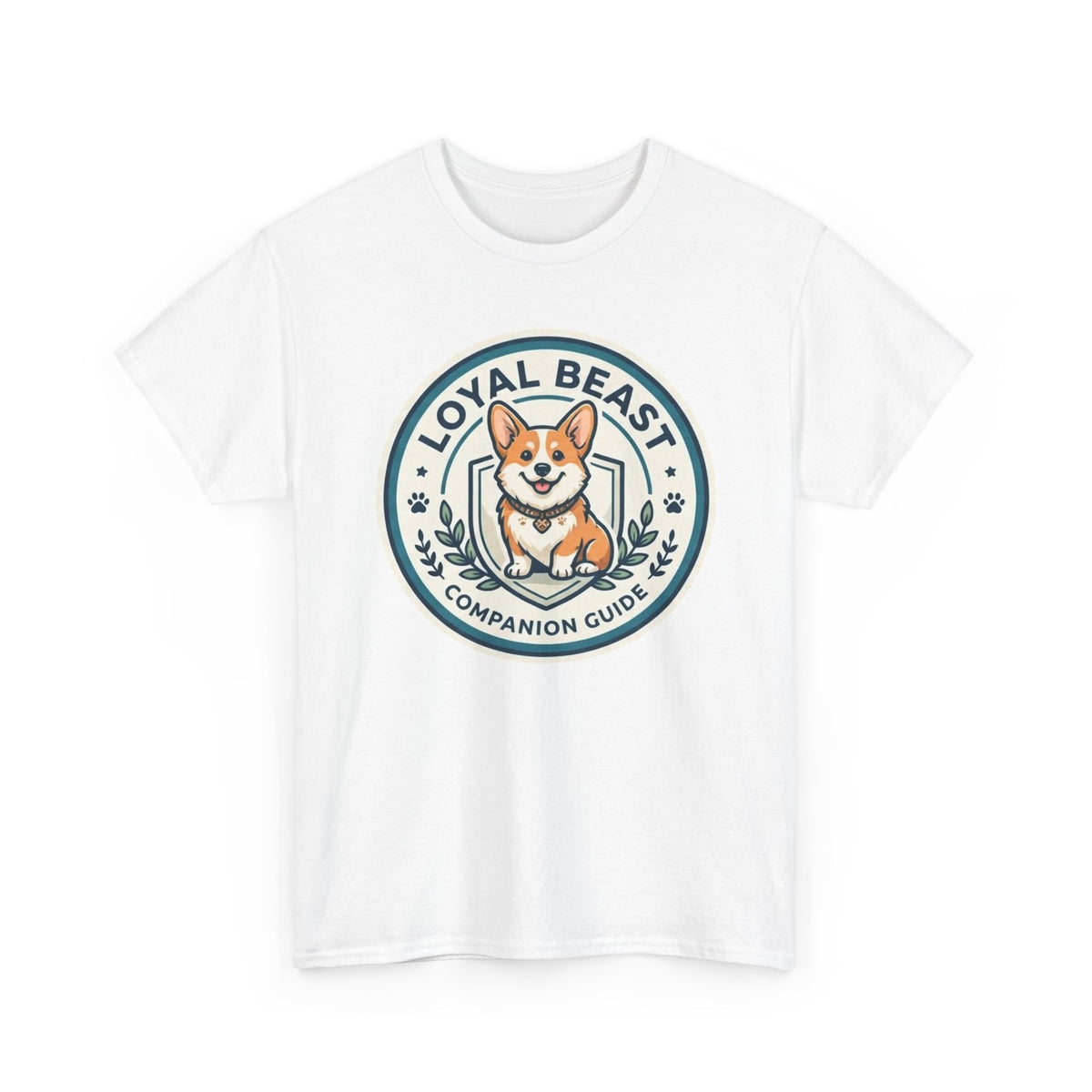 Loyal Beast Corgi Unisex Heavy Cotton Tee