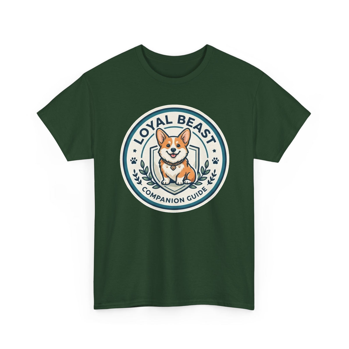 Loyal Beast Corgi Unisex Heavy Cotton Tee