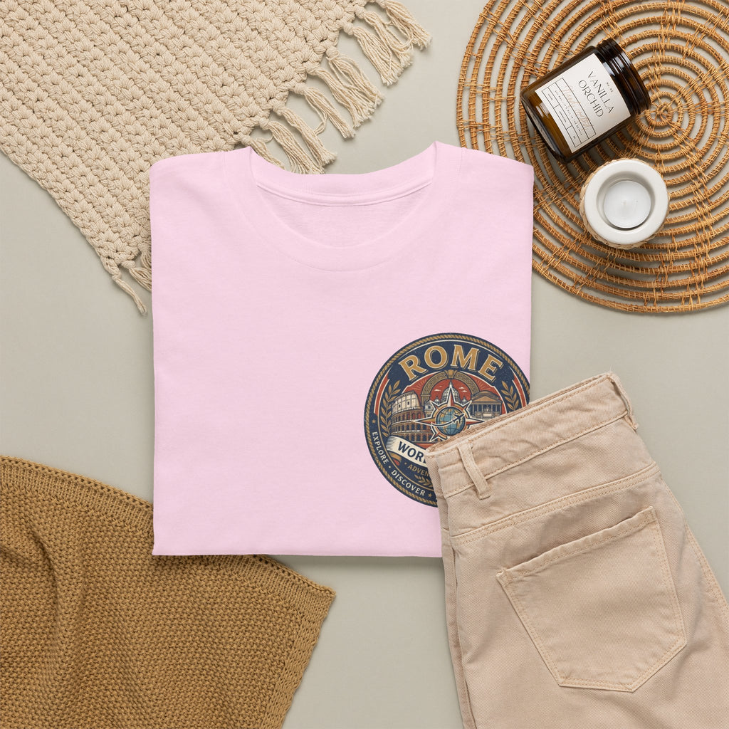 Rome, Italy World Traveler Unisex Heavy Cotton Tee
