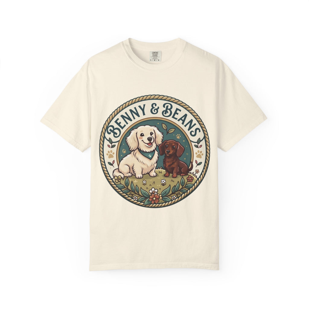 Benny & Beans Puppy Circle Graphic T-Shirt