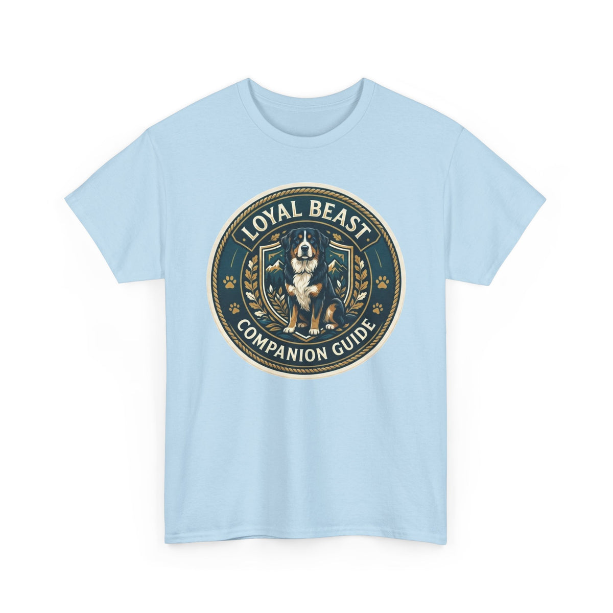 Loyal Beast Bernese Mountain Dog Unisex Heavy Cotton Tee