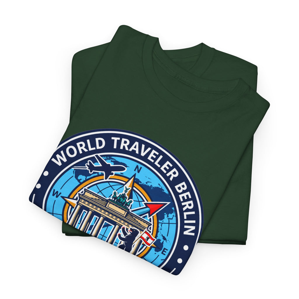 Berlin, Germany World Traveler Unisex Heavy Cotton Tee
