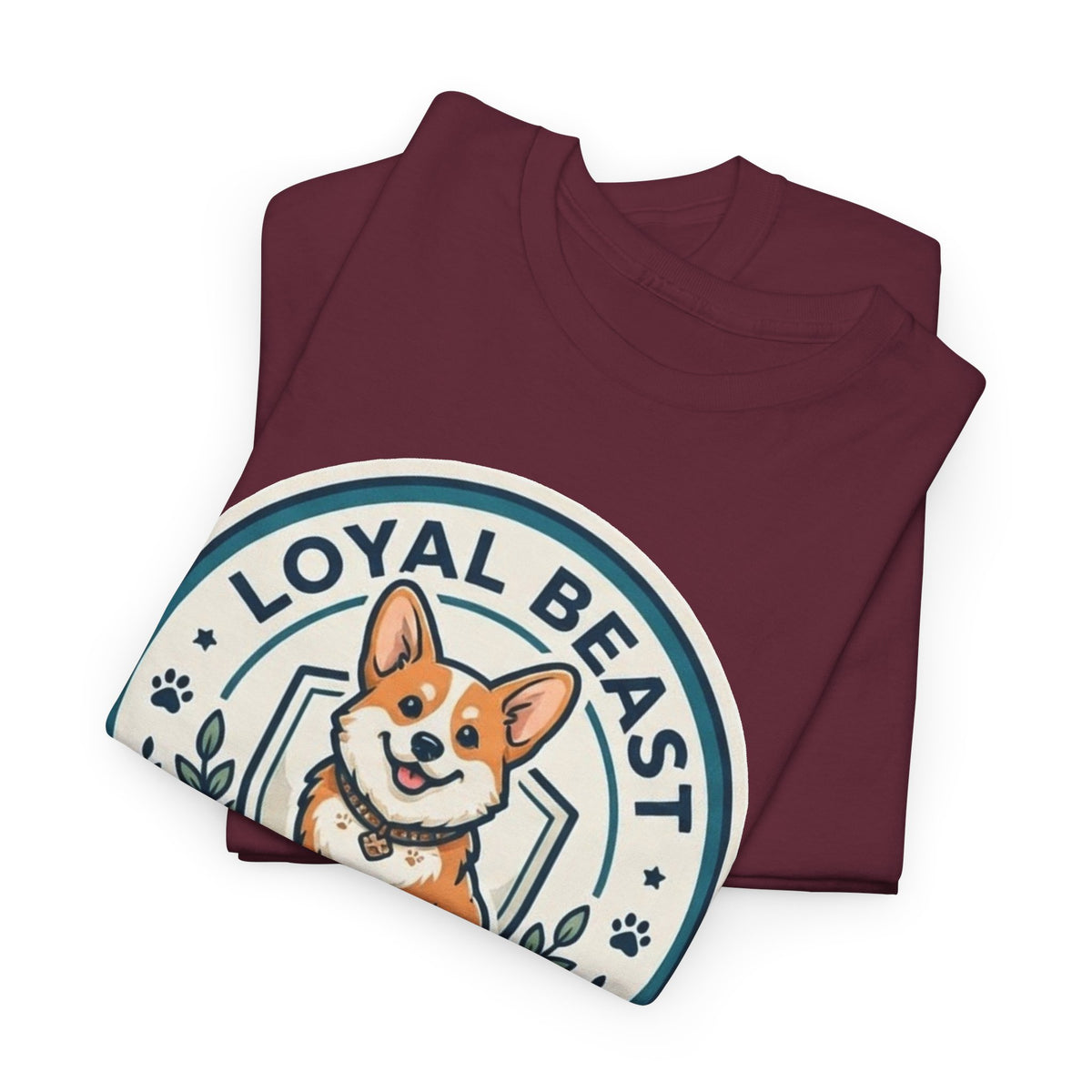 Loyal Beast Corgi Unisex Heavy Cotton Tee