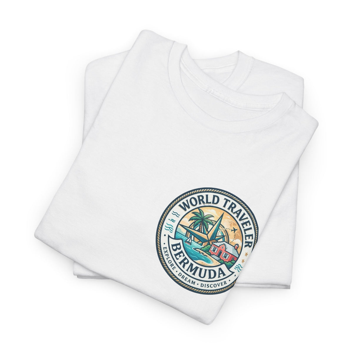 Bermuda World Traveler Unisex Heavy Cotton Tee