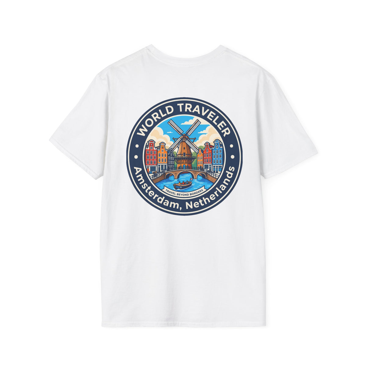Amsterdam World Traveler Unisex Softstyle T-Shirt