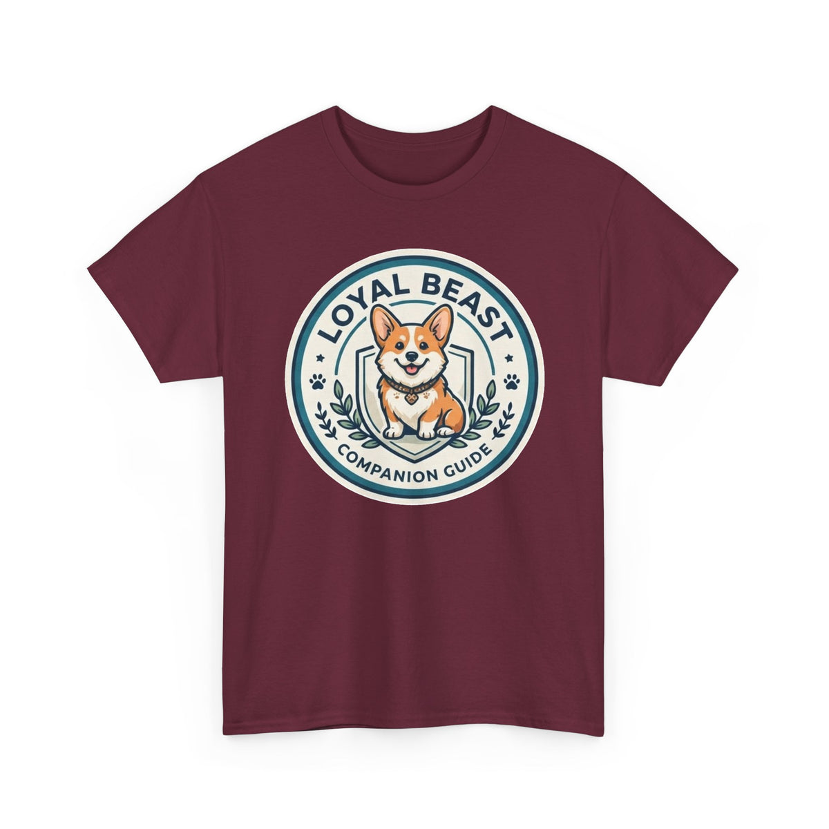Loyal Beast Corgi Unisex Heavy Cotton Tee