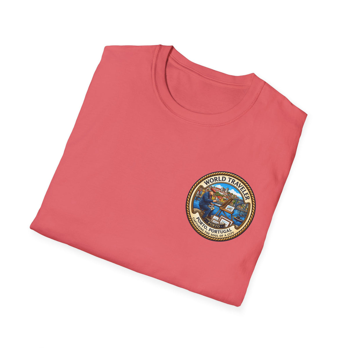 Porto, Portugal world Traveler Unisex Softstyle T-Shirt