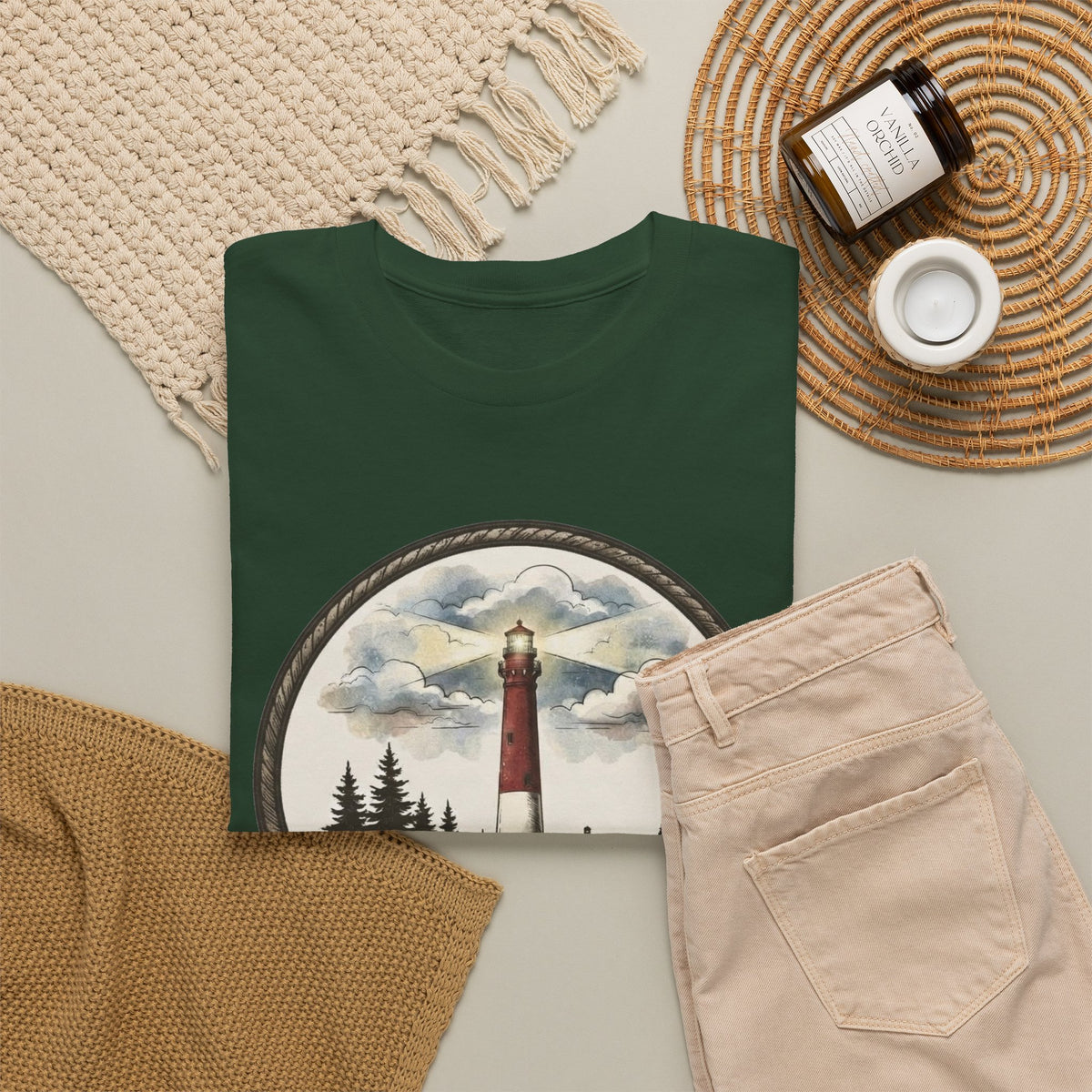 Lighthouse Unisex Heavy Cotton Tee