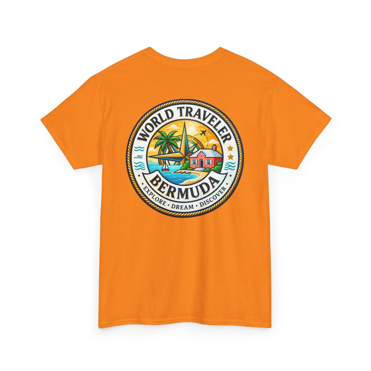 Bermuda World Traveler Unisex Heavy Cotton Tee
