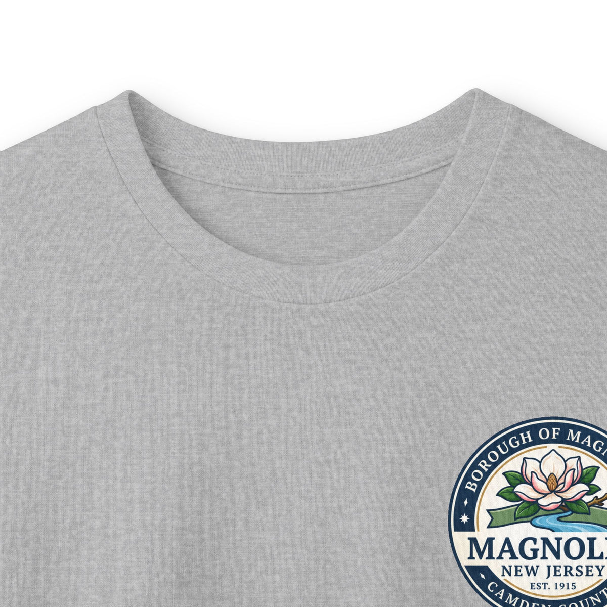 Magnolia, NJ Front and Back Logo Long Sleeve Tee Unisex Ultra Cotton