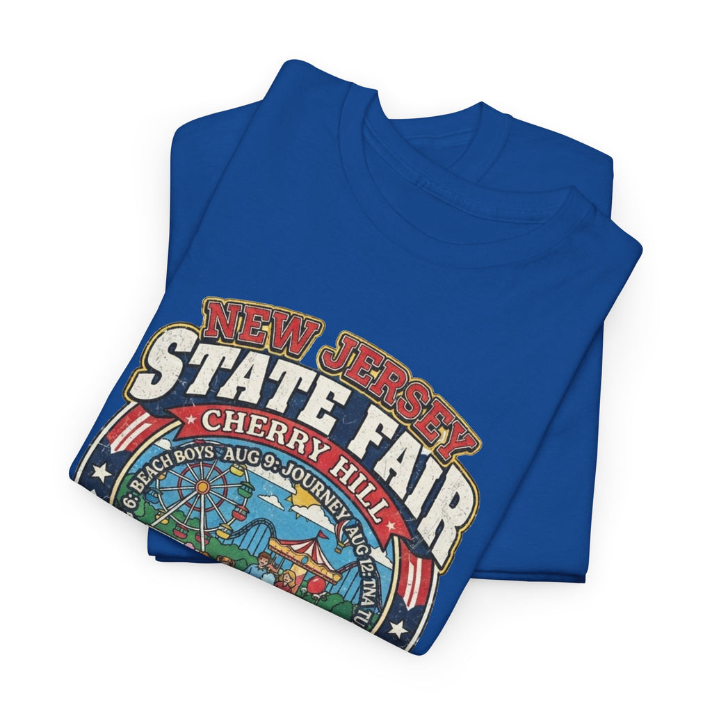 Nj State Fair 1986 vintage graphic Unisex Heavy Cotton Tee