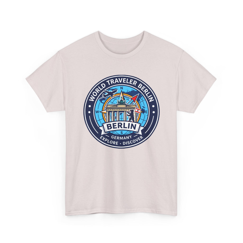 Berlin, Germany World Traveler Unisex Heavy Cotton Tee