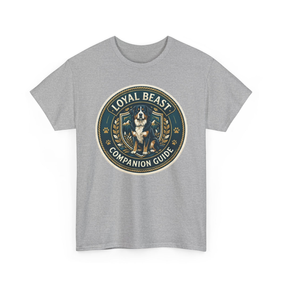 Loyal Beast Bernese Mountain Dog Unisex Heavy Cotton Tee