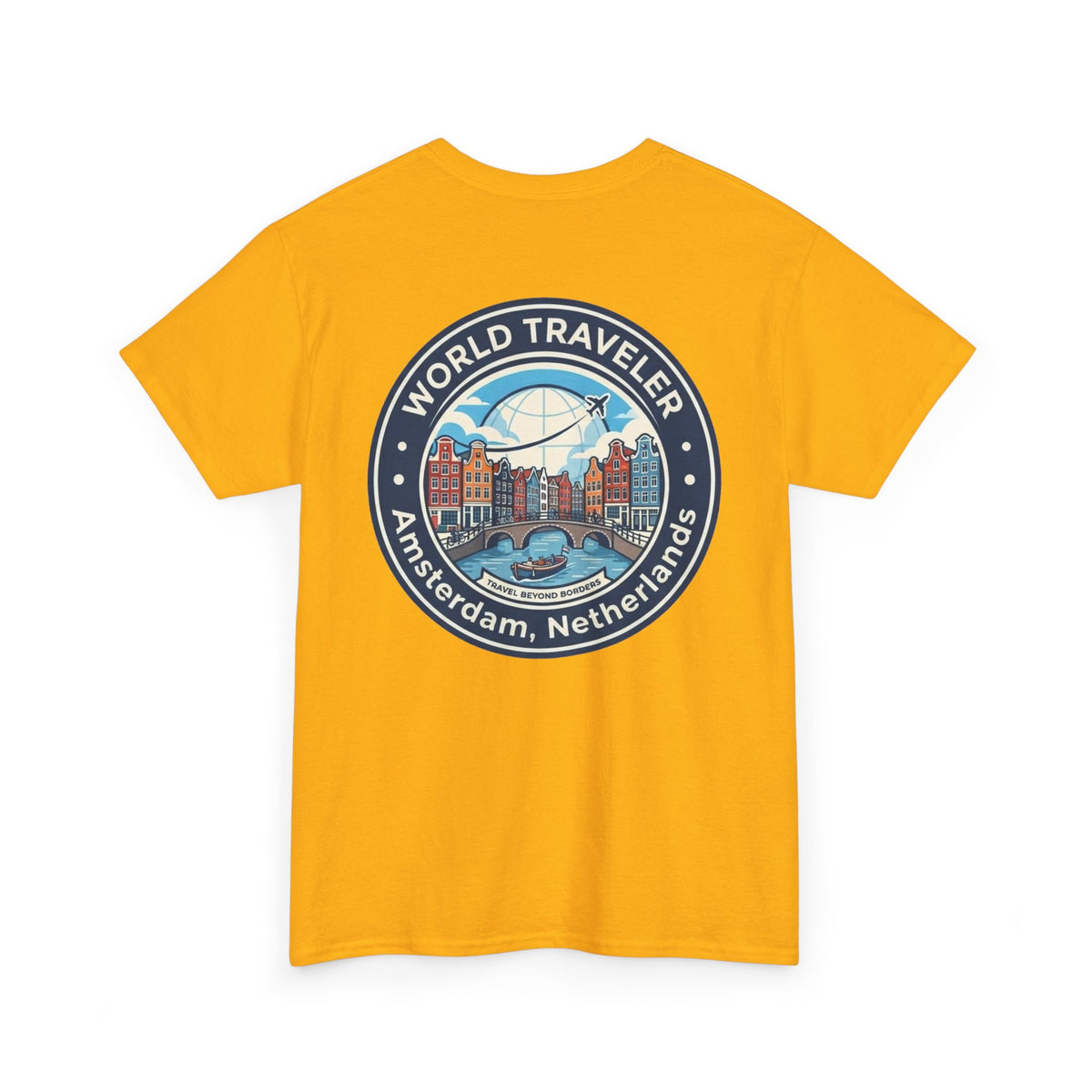 Amsterdam World Traveler Unisex Heavy Cotton Tee