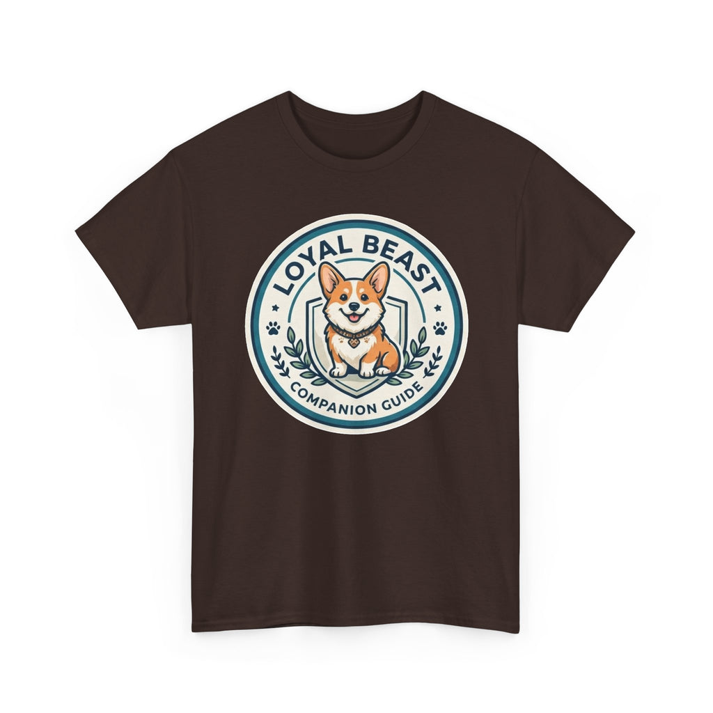 Loyal Beast Corgi Unisex Heavy Cotton Tee