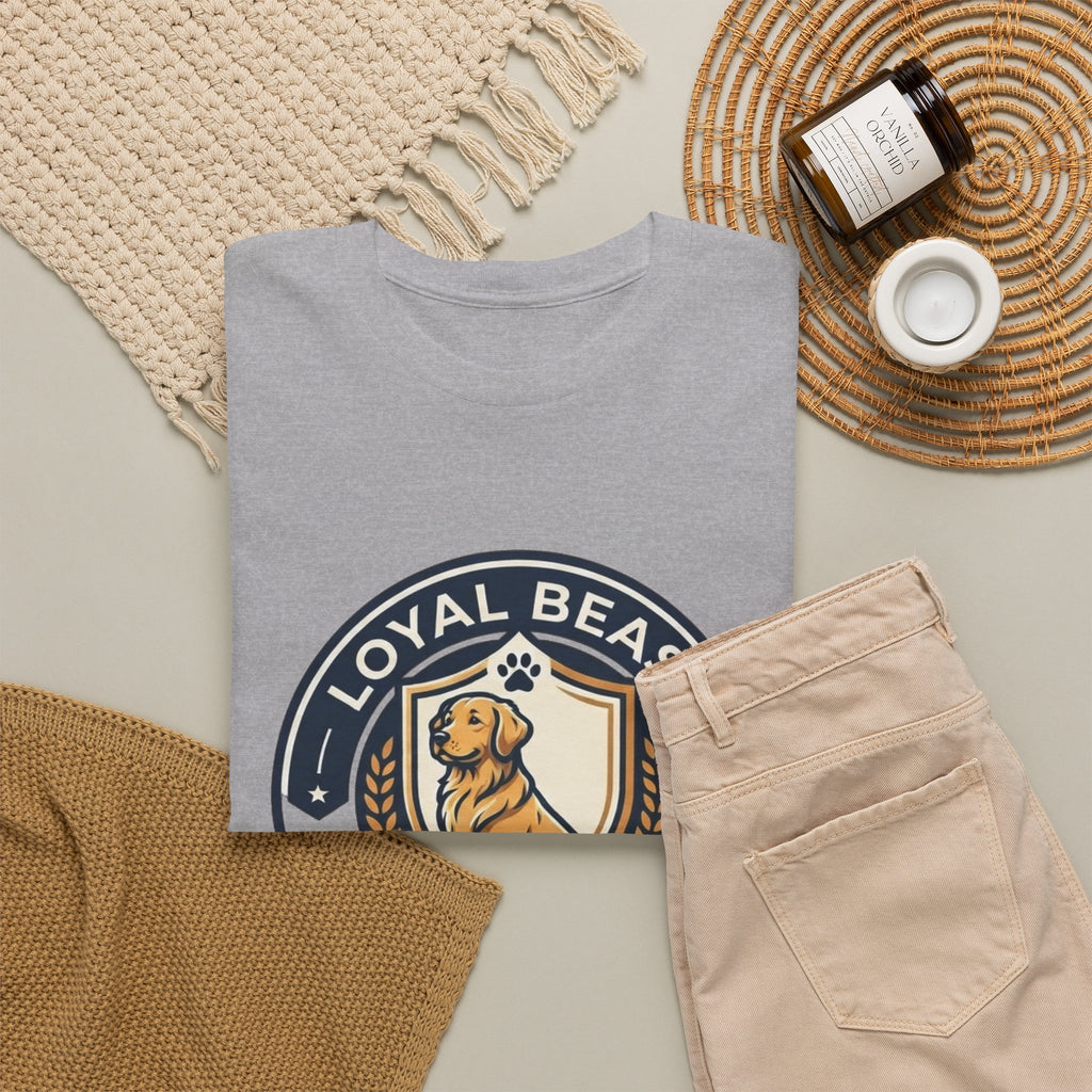 Loyal Beast Golden Retriever Unisex Heavy Cotton Tee