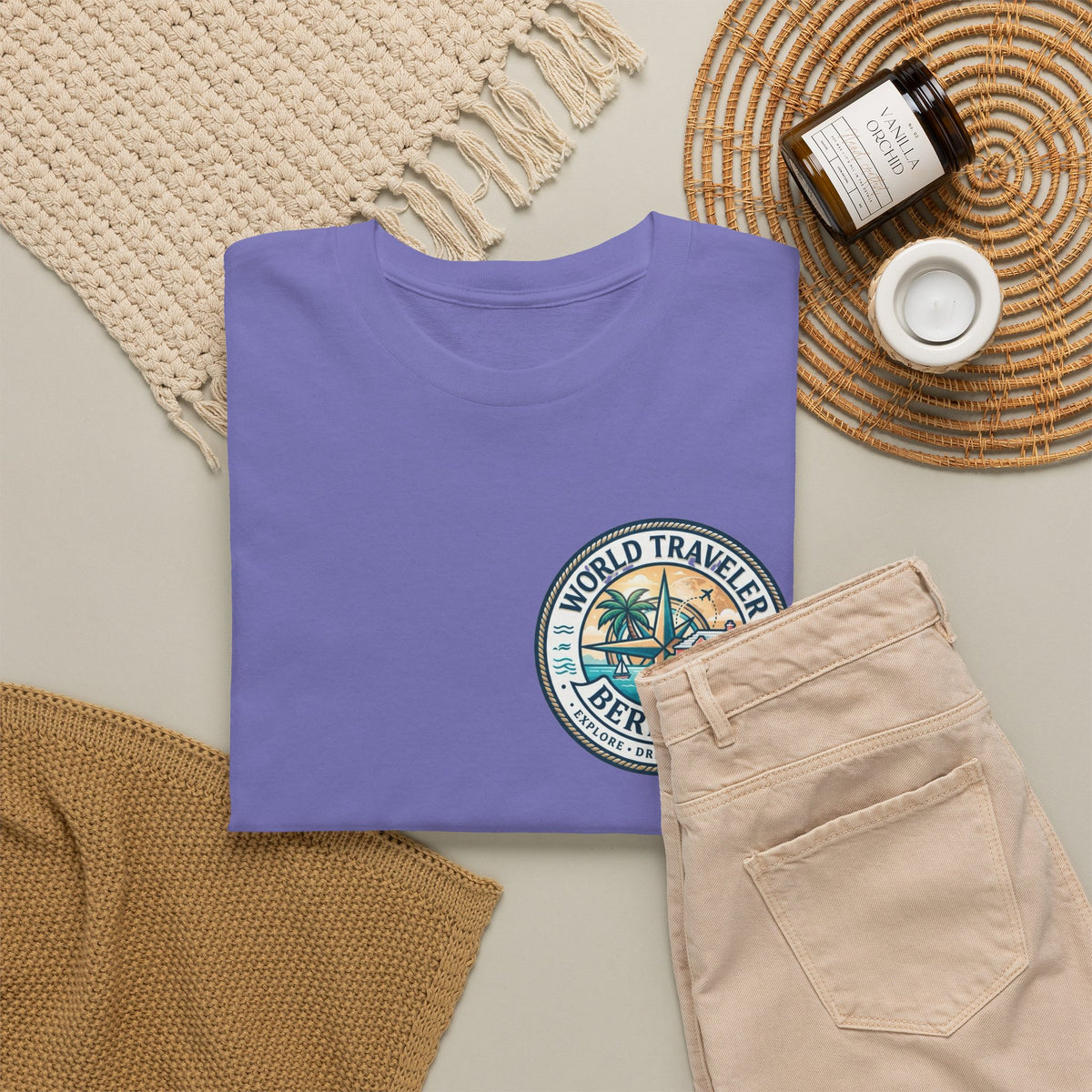 Bermuda World Traveler Unisex Heavy Cotton Tee