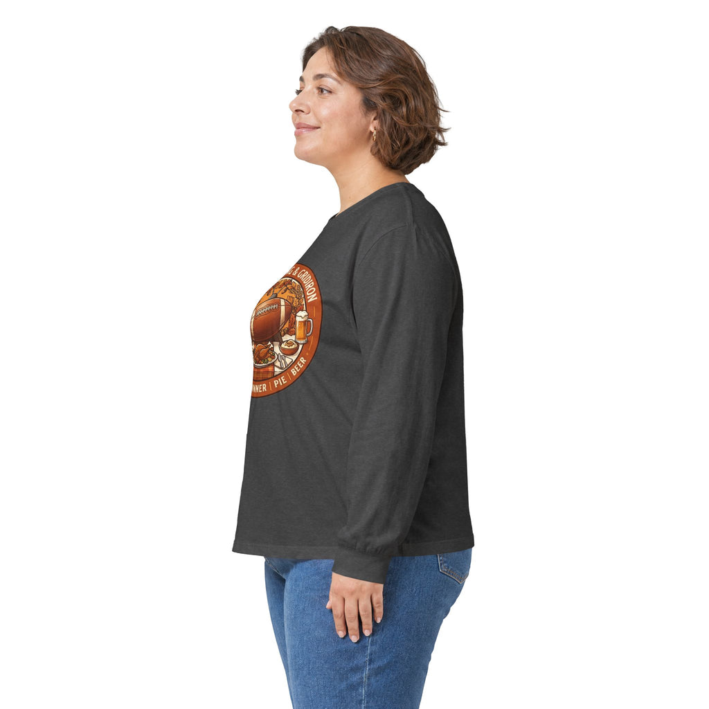 Thanksgiving Football Unisex Ultra Cotton Long Sleeve Tee