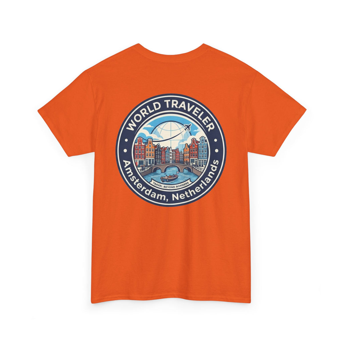 Amsterdam World Traveler Unisex Heavy Cotton Tee