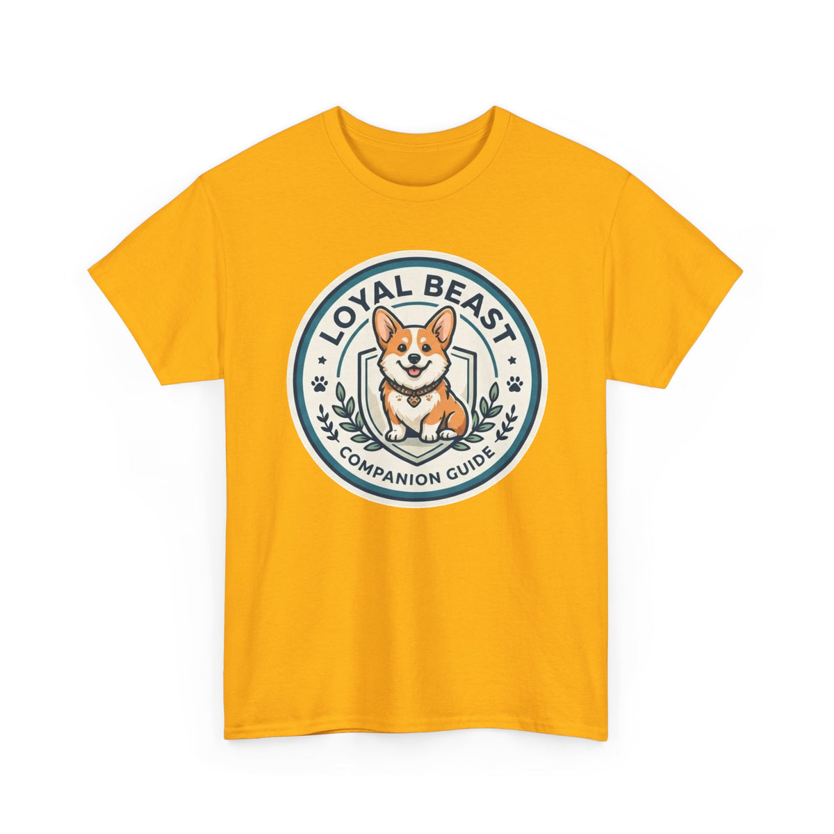 Loyal Beast Corgi Unisex Heavy Cotton Tee