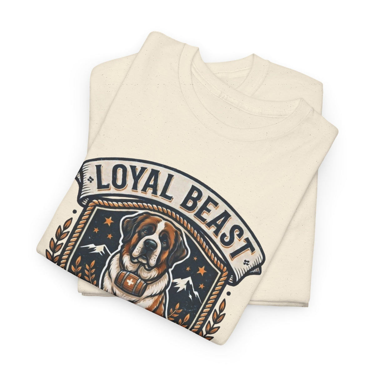 Loyal Beast Saint Bernard Unisex Heavy Cotton Tee