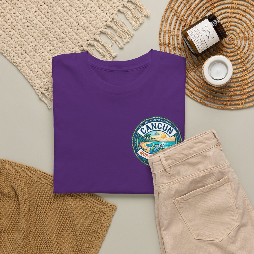 Cancun, Mexico World Traveler Unisex Heavy Cotton Tee