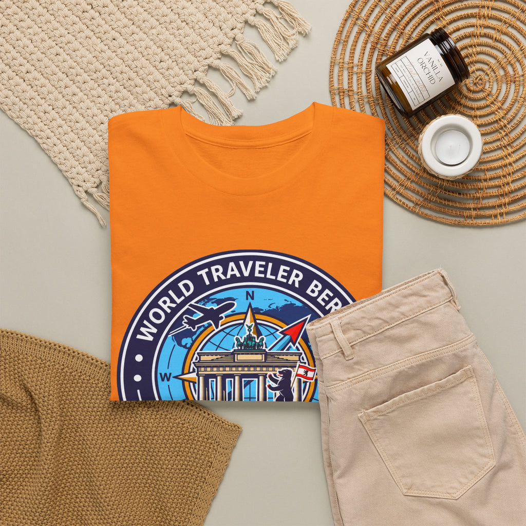 Berlin, Germany World Traveler Unisex Heavy Cotton Tee