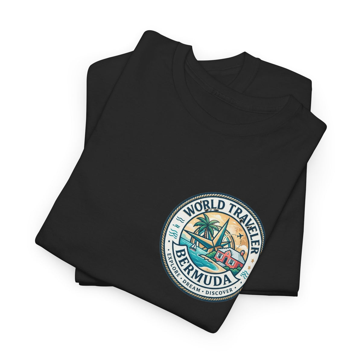 Bermuda World Traveler Unisex Heavy Cotton Tee
