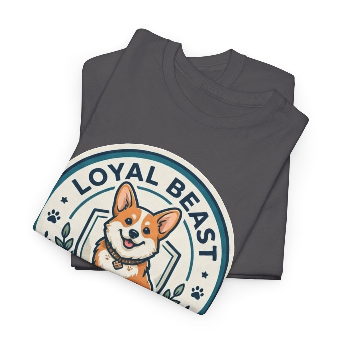 Loyal Beast Corgi Unisex Heavy Cotton Tee